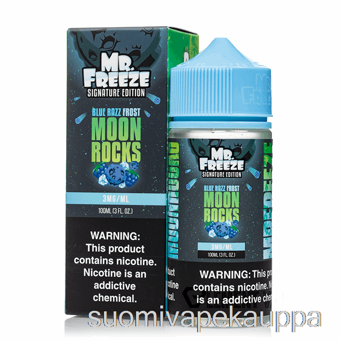 Vape Suomi Moonrocks - Blue Razz Frost - Mr Freeze - 100ml 6mg